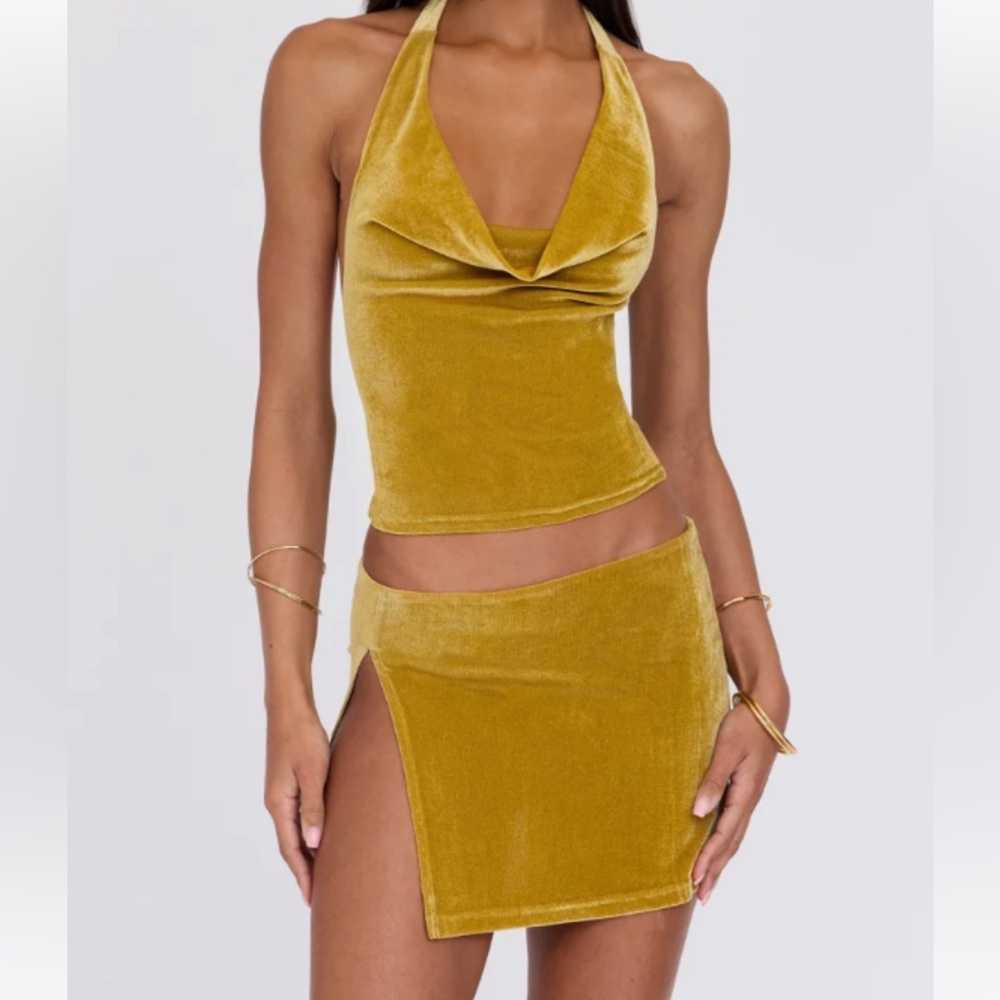 Tiger mist velvet set
